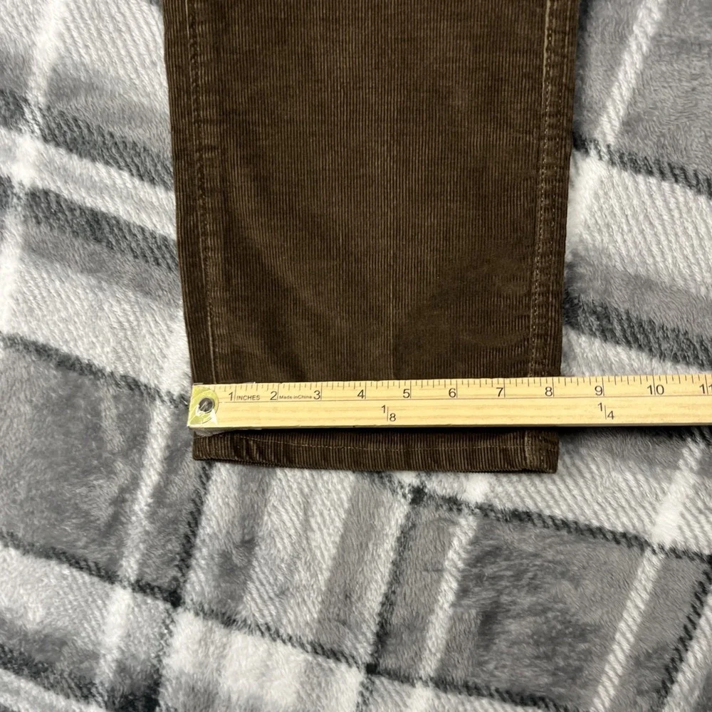 L.L.Bean Corduroy Pants Size 35x34 Standard Fit Brown Casual Straight Leg 502837 - Picture 6 of 8